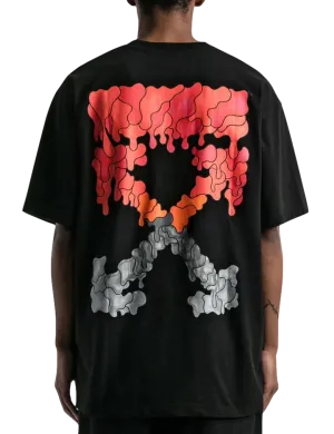 OFF-WHITE RED MARKER OVER T-SHIRT BLACK