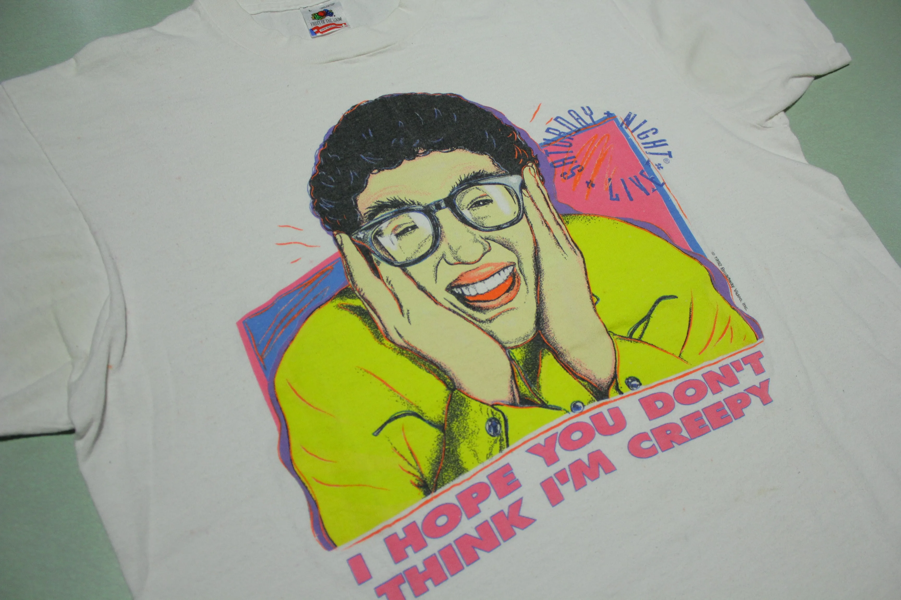 Pat Hope You Don't Think I'm Creepy Vintage SNL 90's T-Shirt