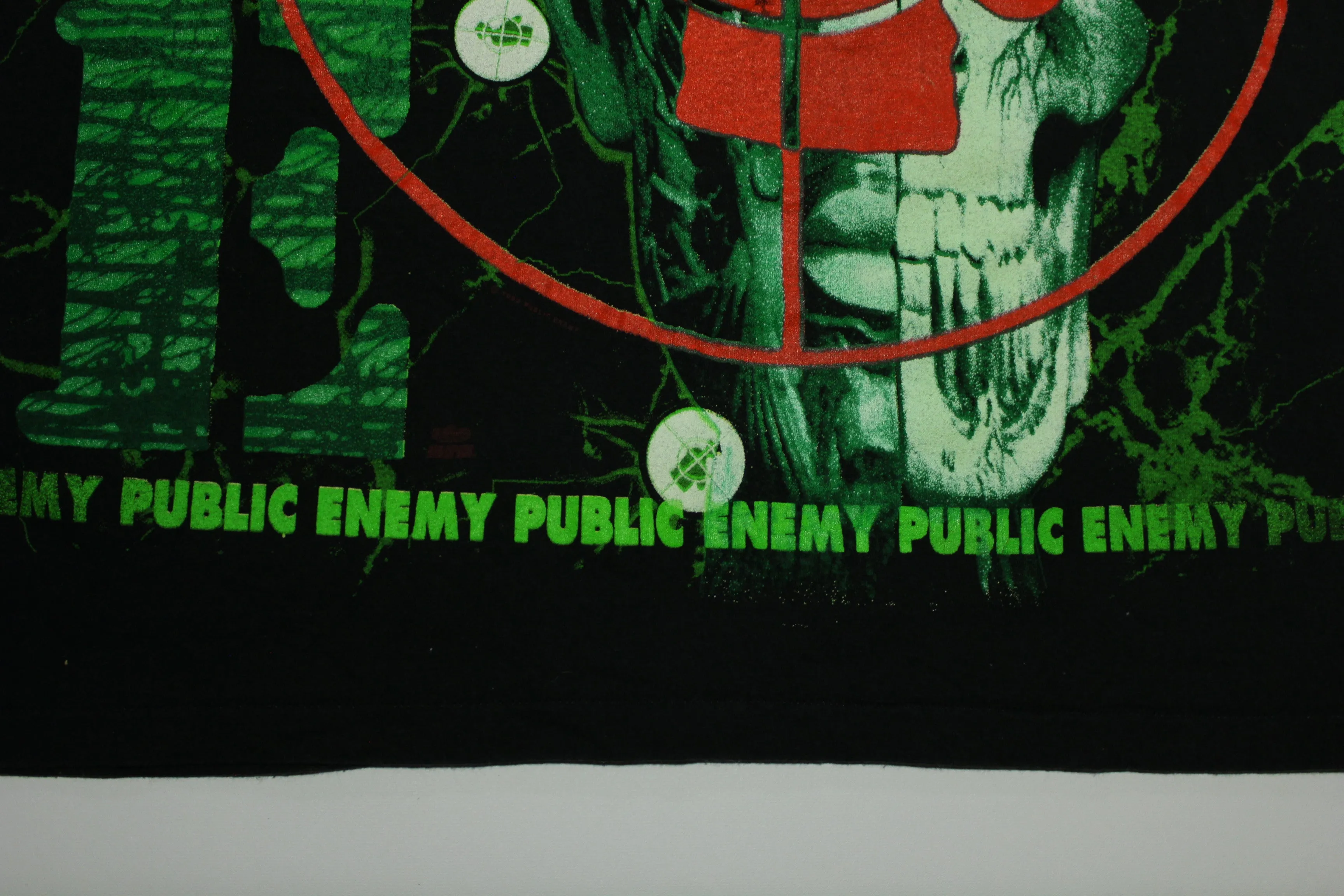 Public Enemy 1992 Vintage Winterland All Over Print Justice 90's Rap Concert AOP T-Shirt