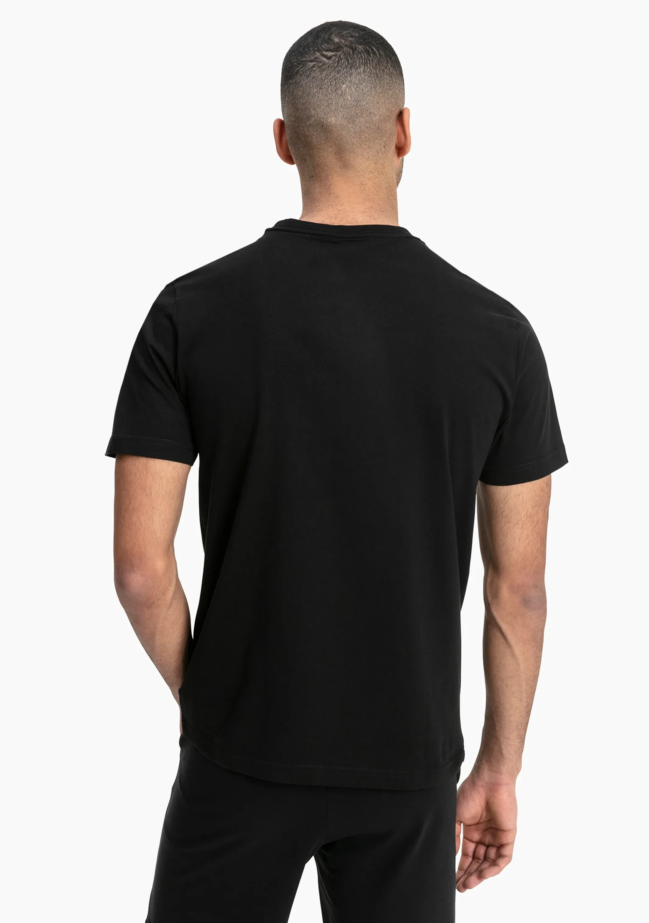 Puma Mens Essential Small Logo Tee Black <br> 851741 01