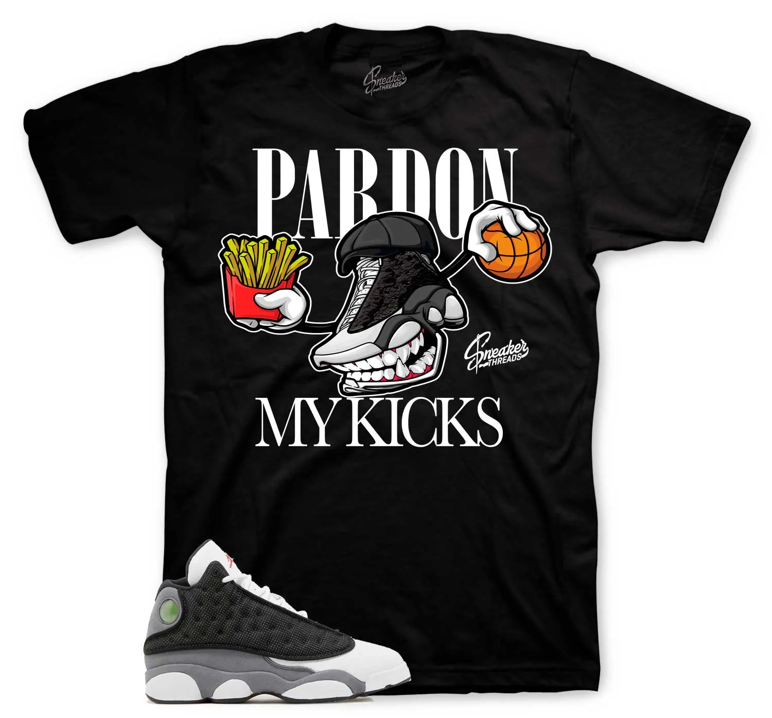 Retro 13 Black Flint Fly Kicks Shirt