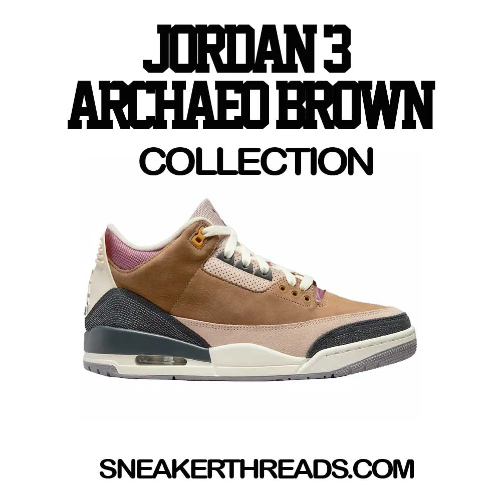 Retro 3 Archaeo Brown Finesse Shirt