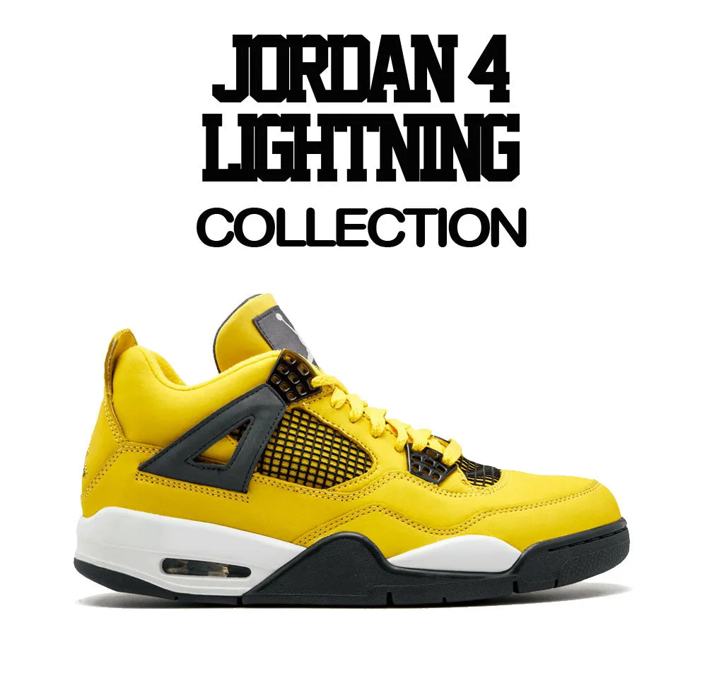 Retro 4 Lightning Shirt - Sting - Yellow