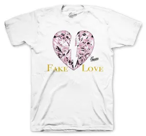 Retro 6 Gold hoops Shirt - Love - White