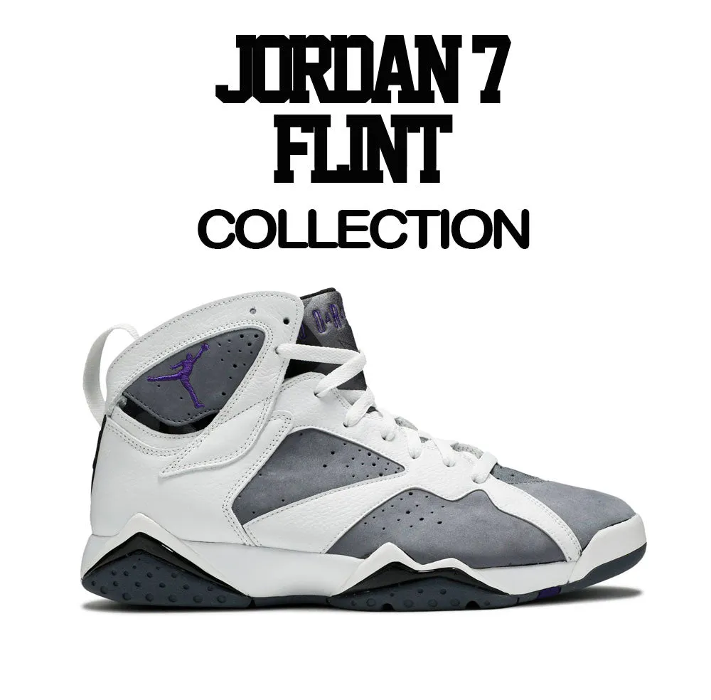 Retro 7 Flint Grey Shirt - Killing Game - White