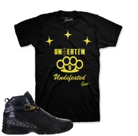 Retro 8 Confetti Shirt - Unbeaten - Black