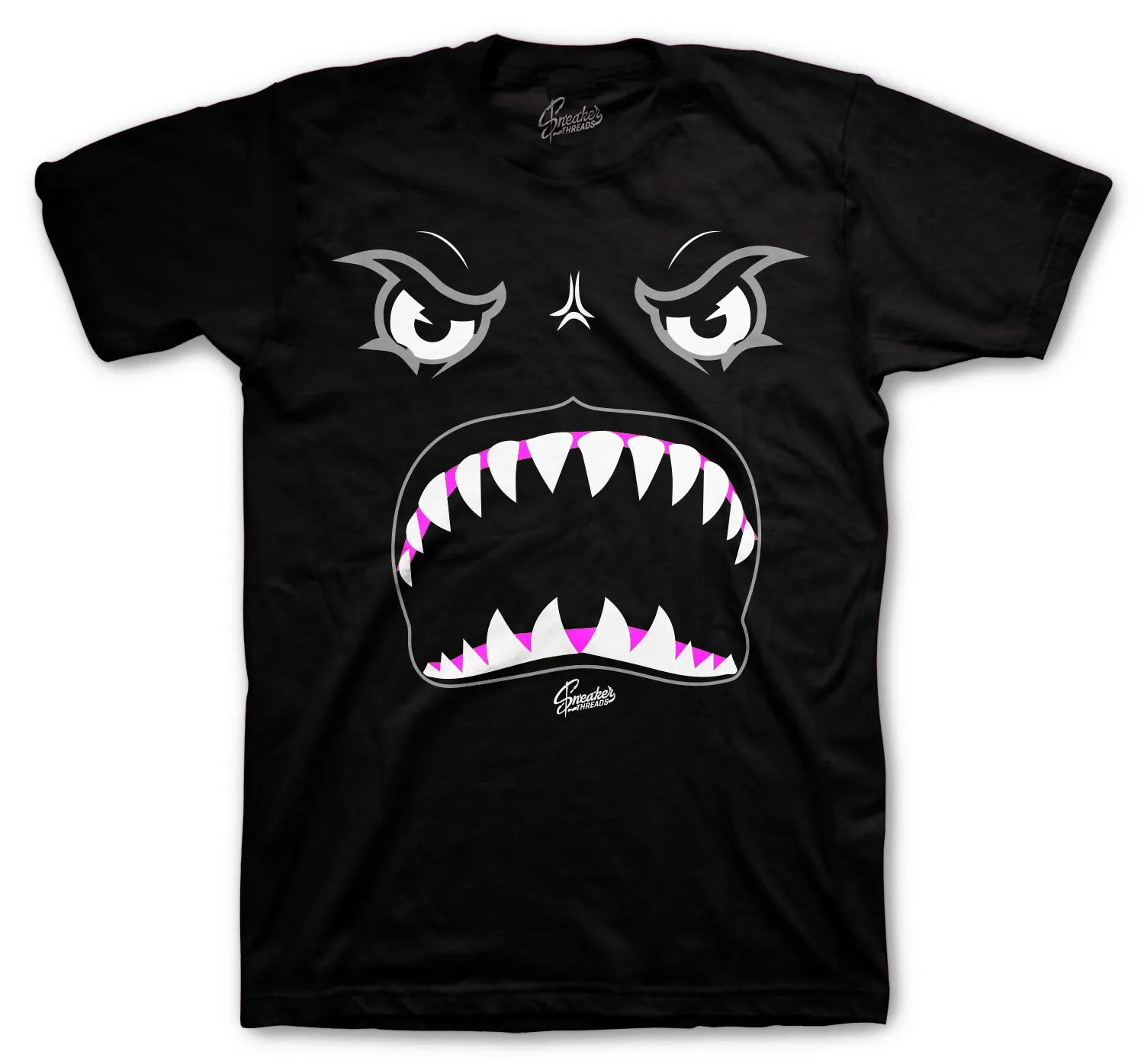 Retro 8 Pinksicle Shirt - Bite Me - Black