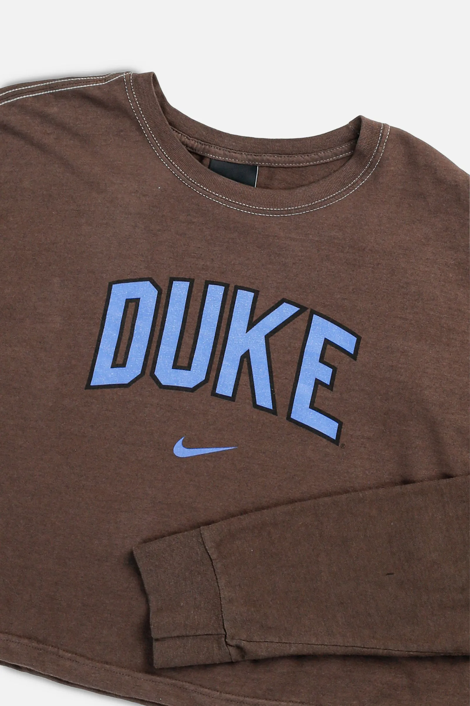 Rework Nike Duke Crop Long Sleeve Tee - L