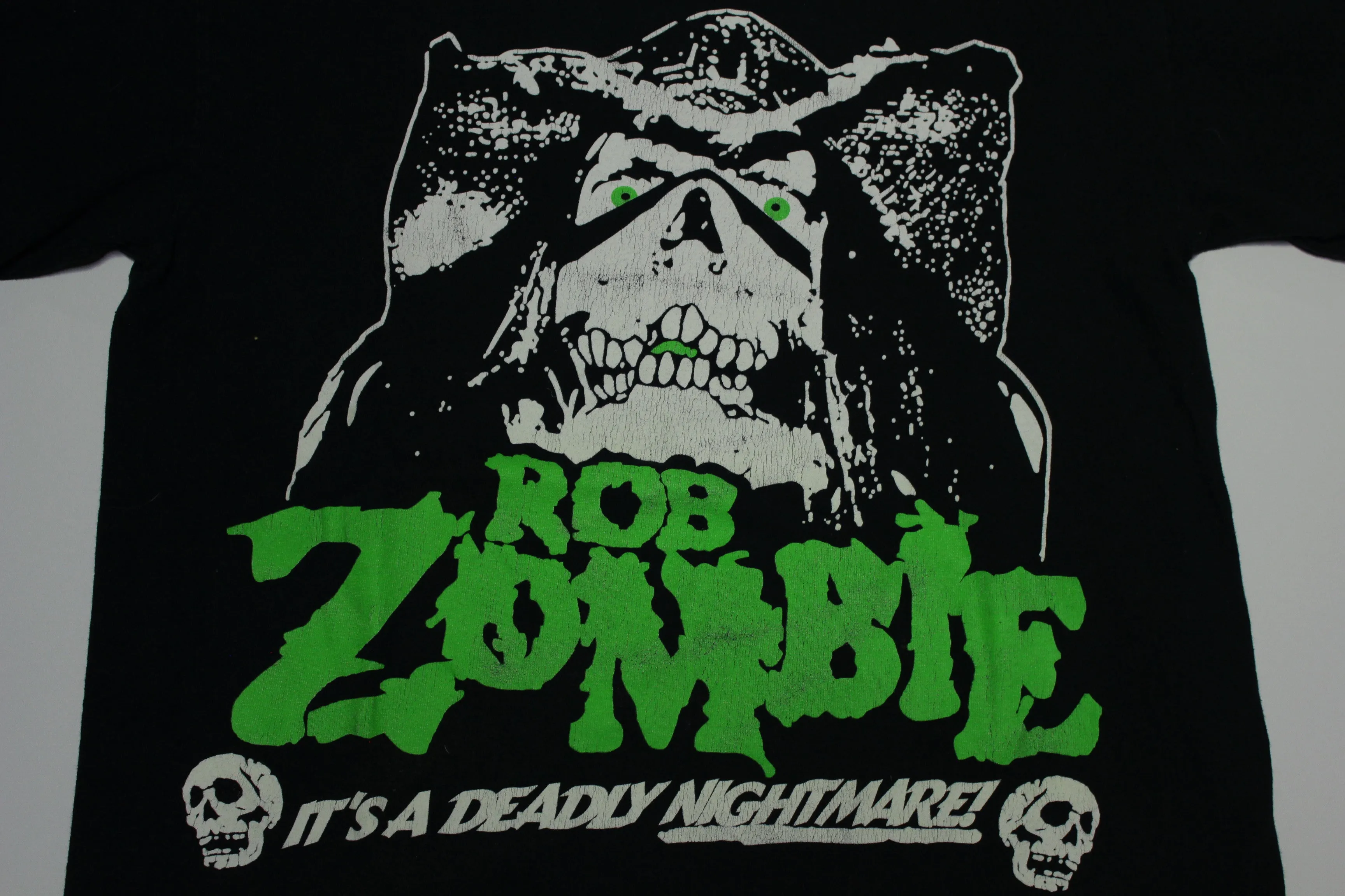 Rob Zombie It's A Deadly Nightmare Gildan Y2K Concert T-Shirt