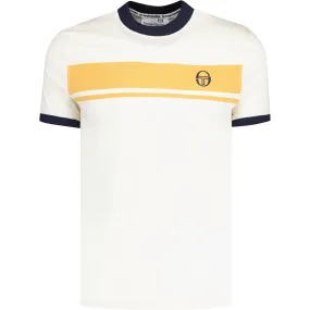 Sergio Tacchini Master T-Shirt Cream/Yellow