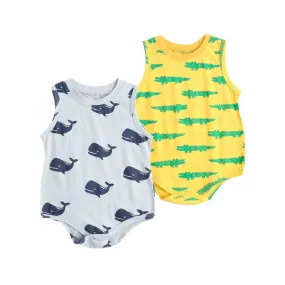 Sleeveless Toddler Boys Swimsuit