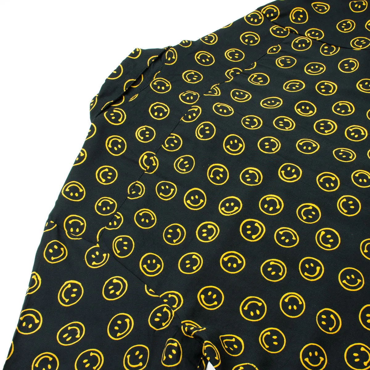 Stan Ray - Short-Sleeved Shirt - Smiley Batik Black