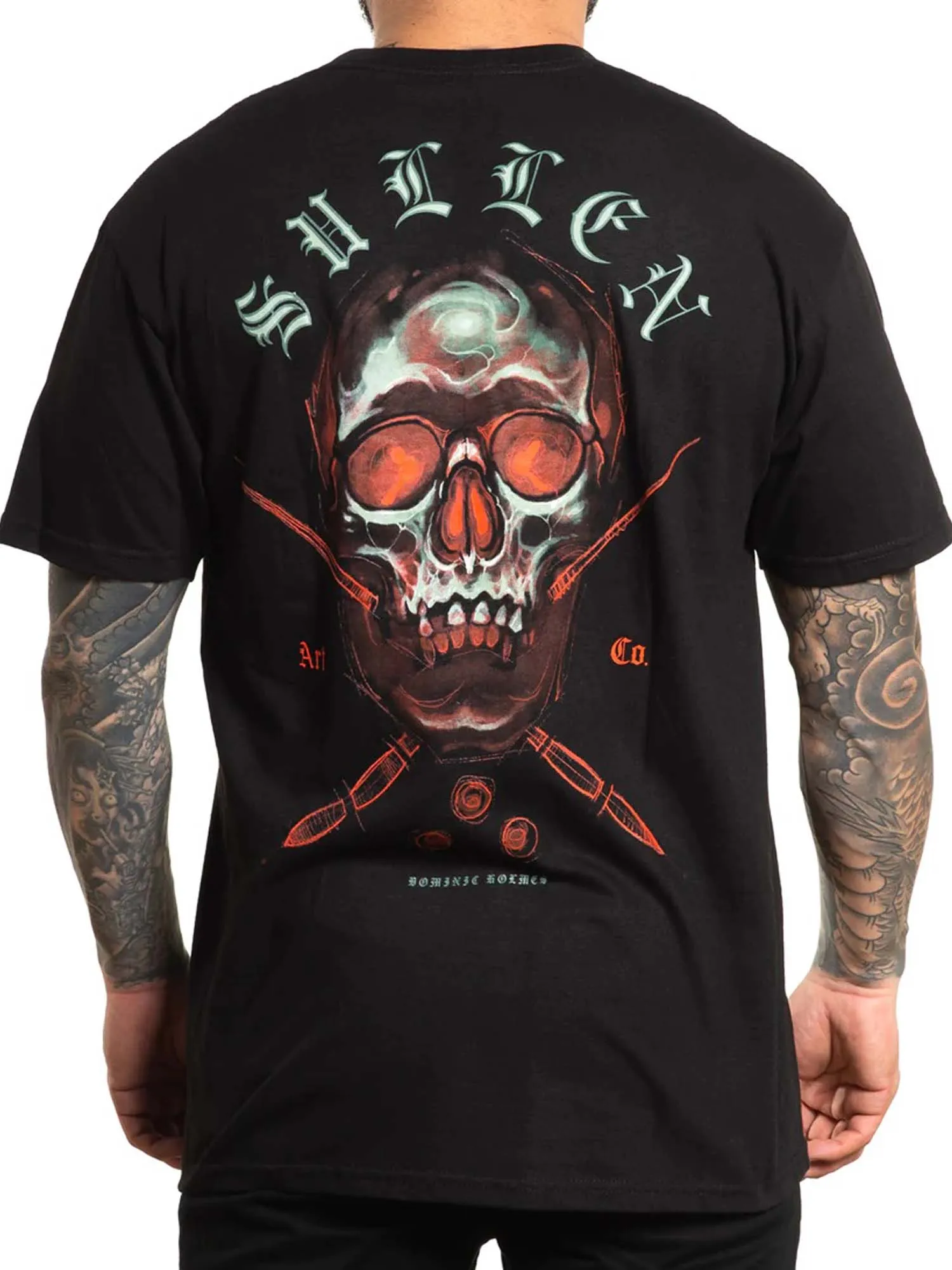 Sullen Men's Glow Skull Standard T-shirt