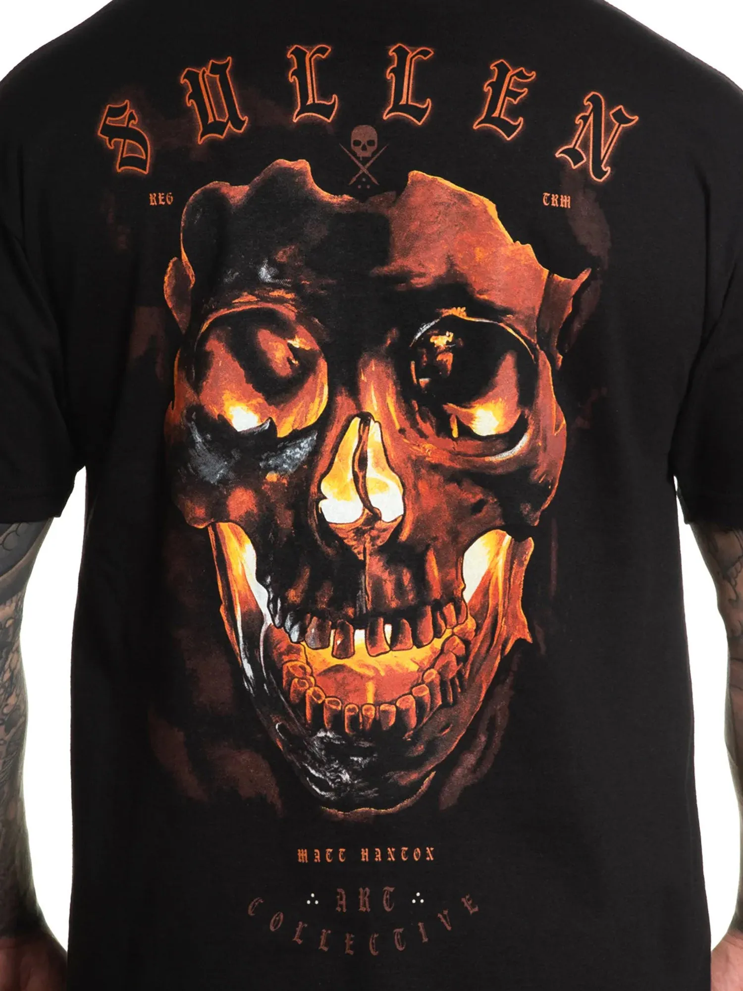 Sullen Men's Hanton Short Sleeve Standard Jack-O-Lantern T-shirt