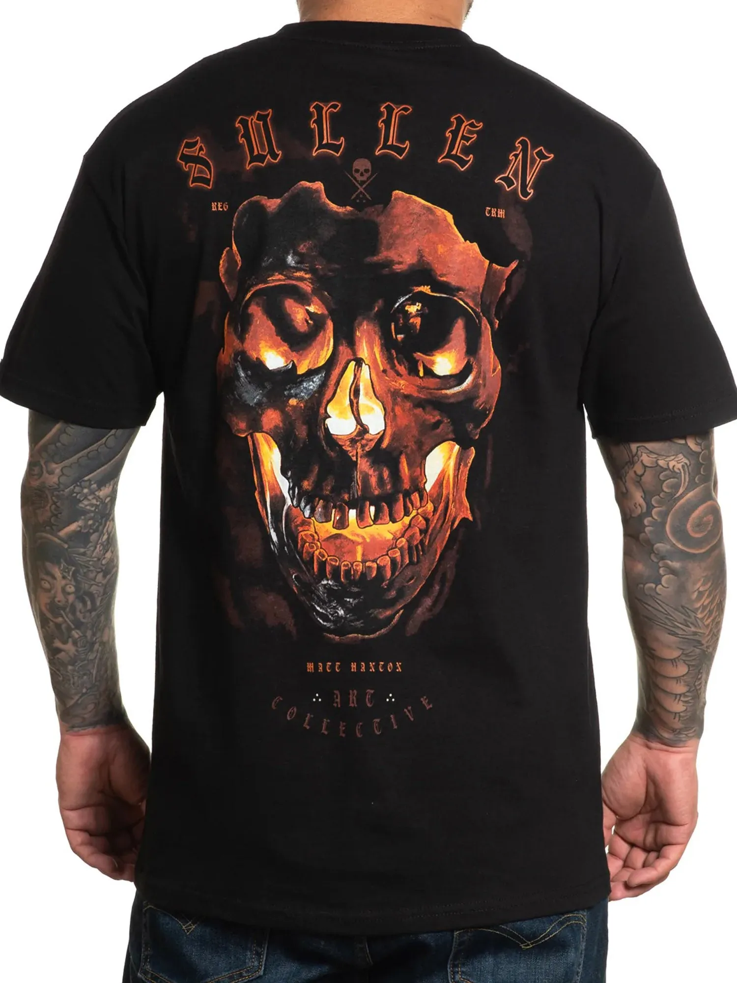 Sullen Men's Hanton Short Sleeve Standard Jack-O-Lantern T-shirt