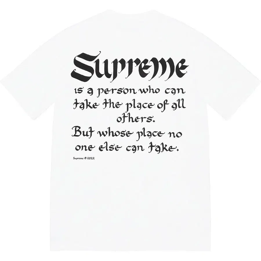 Supreme Person Tee (White)