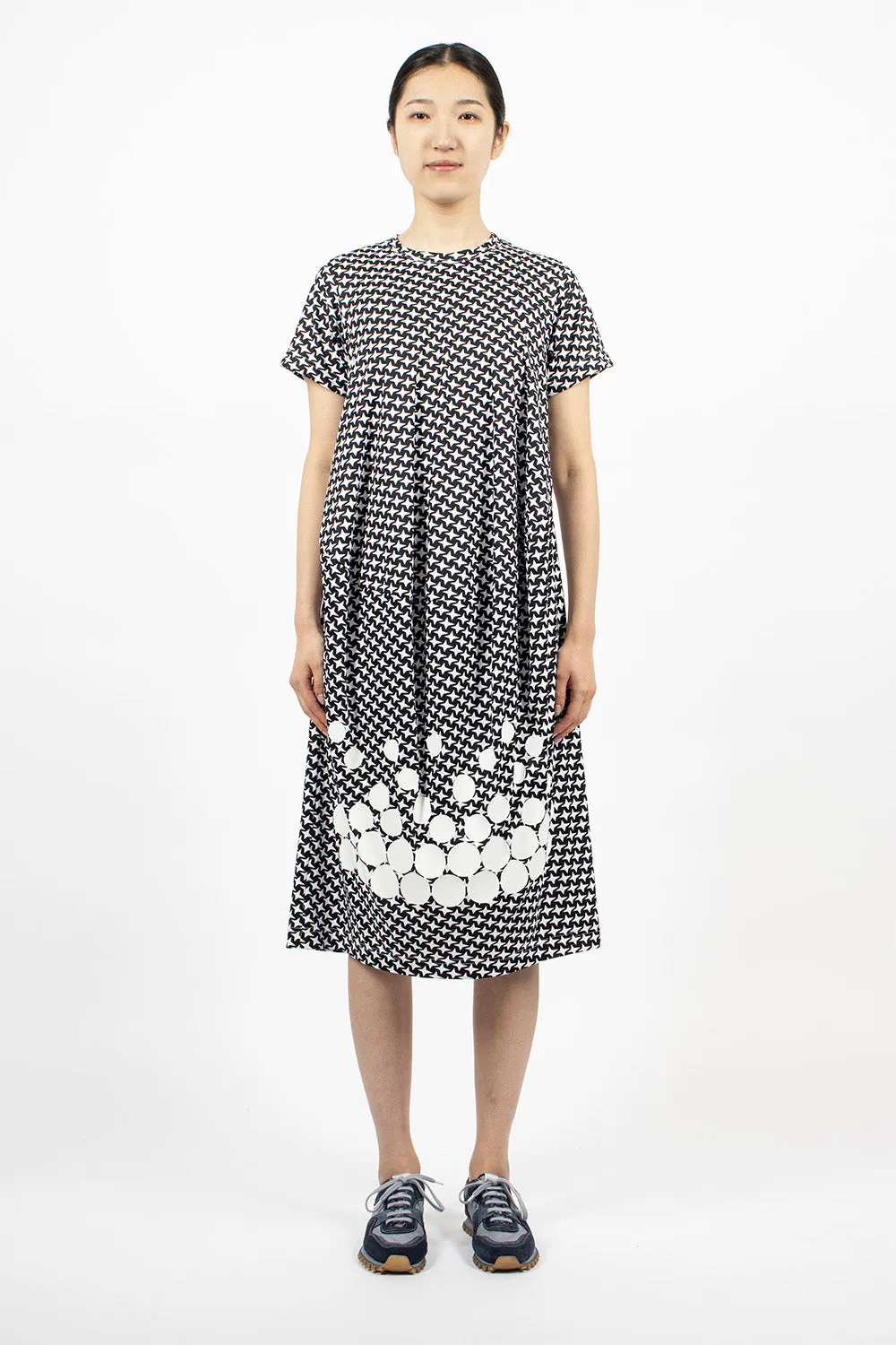 T-Shirt Dress Black/White