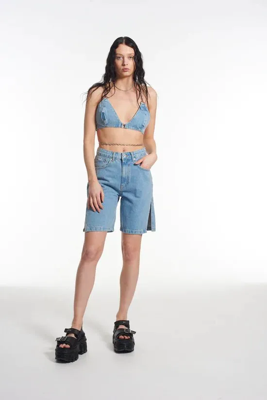 The Ragged Priest Gwen Chain Denim Bralet