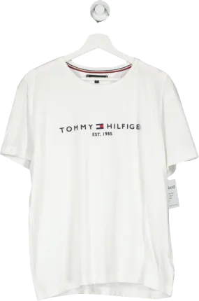 Tommy Hilfiger White Logo T Shirt UK XL