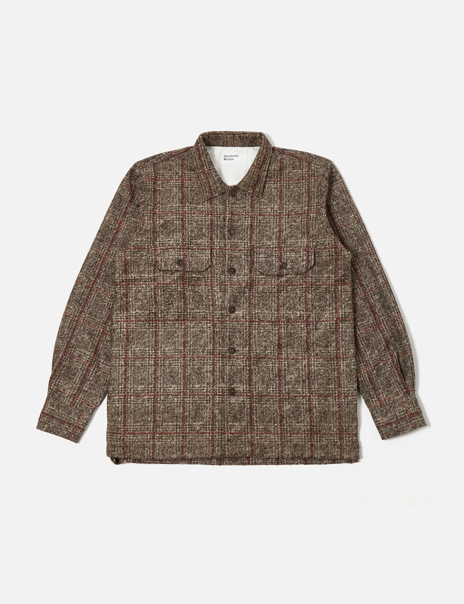 Universal Works Long Sleeve Utility Shirt - Brown