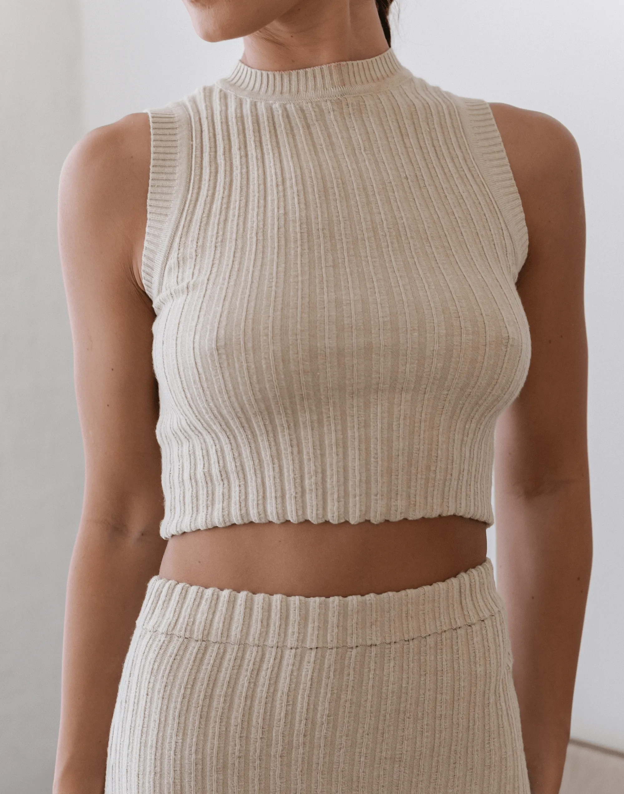 Untouchable Knit Top (Mocha)