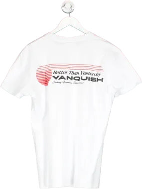 Vanquish White Athletics Division Fitted T Shirt UK L