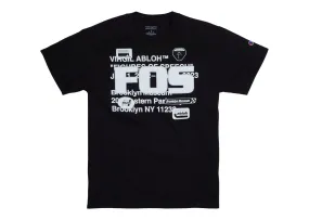 Virgil Abloh Brooklyn Museum FOS Abloh BKM T-shirt Black