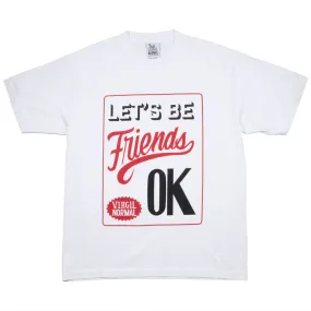 Virgil Normal - Let's Be Friends T-shirt - White