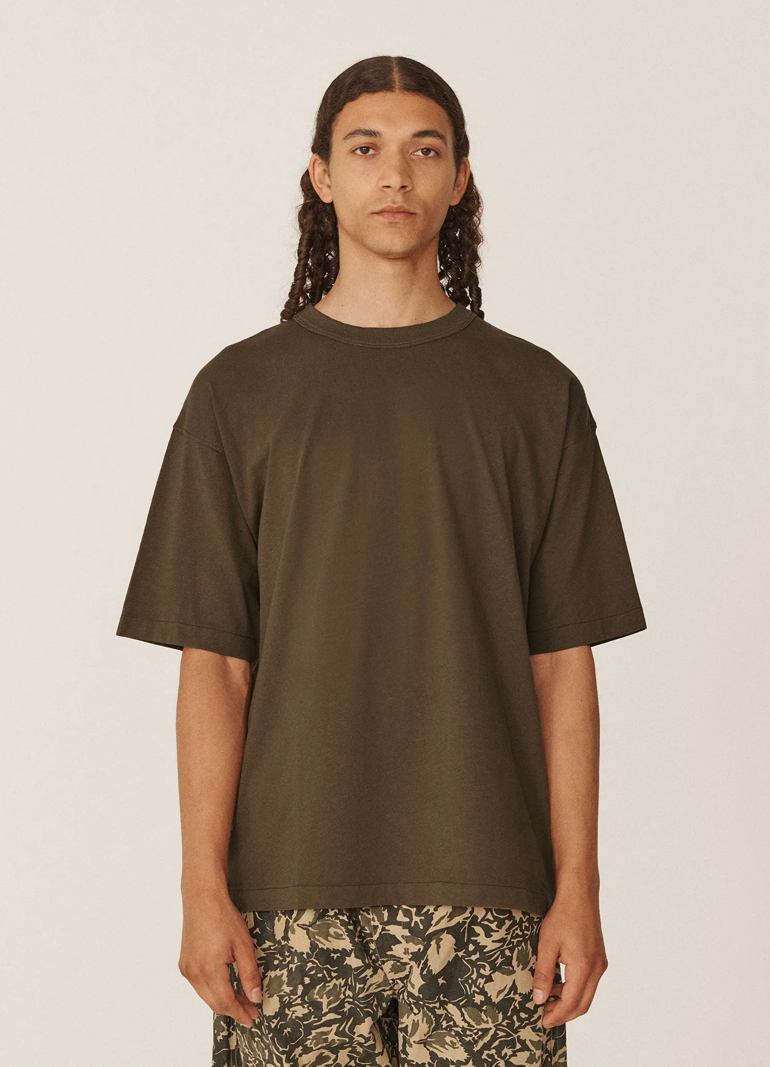 YMC Triple T-Shirt brown